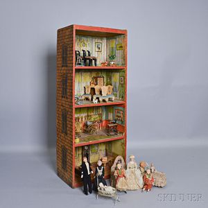 Dunham's Cocoanut Doll House and Accessories