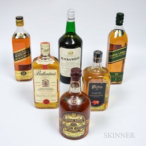 Mixed Whisky, 1 40 ounce bottle (oc) 1 760ml bottle 3 750ml bottles (2oc) 1 4/5 quart bottle (oc) 1 bottle (oc)