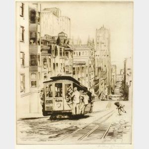 Arthur W. Palmer (American, 1913-1982) The Streets of San Francisco.