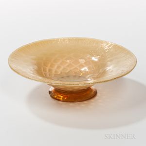 Tiffany Favrile Quilted Bowl