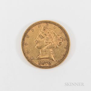 1878-S $5 Liberty Head Gold Half Eagle