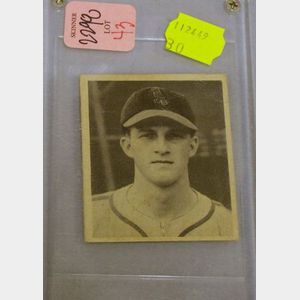 1948 Bowman/Blony Gum no.38 Stan Musial Baseball Card.