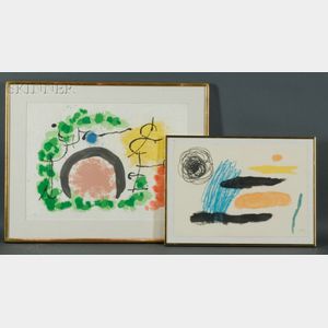 Joan Miro (Spanish, 1893-1983) Plate