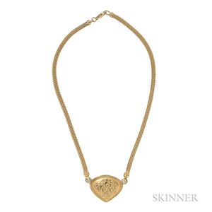 18kt Gold and Diamond Necklace, David Stern