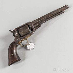 Whitney Revolver, Second Model 4th Type, Identified to 2nd Lieutenant Daniel Webster Davis, 5th Massachusetts Volunteer Militia
