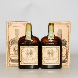 Old Overholt 11 Years Old 1921, 2 pint bottles (oc)