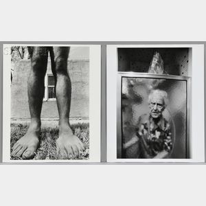 Anne Noggle (American, 1922-2005) Two Photographs: Agnes and Vertical Stance