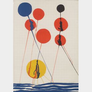 Alexander Calder (American, 1898-1976) Untitled (Spheres and Waves)