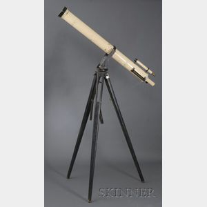 Alvan Clark 5-inch Refracting Telescope on Tripod
