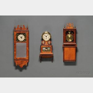 Collection of Three Miniature Wall Clocks by Michael Paul