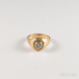 14kt Gold and Diamond Class Ring