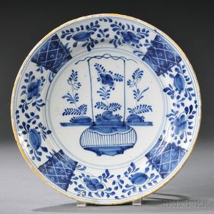 Delft Blue and White Pottery Charger