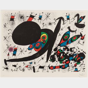 Joan Miró (Spanish, 1893-1983) Plate Twelve
