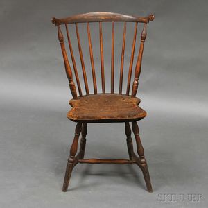 Painted Comb-back Windsor Side Chair