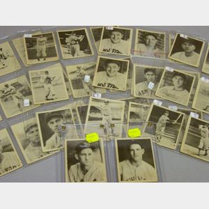 Thirty-nine 1939 Play Ball Baseball Cards