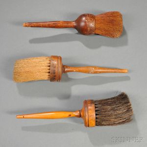 Three Shaker Round Brushes