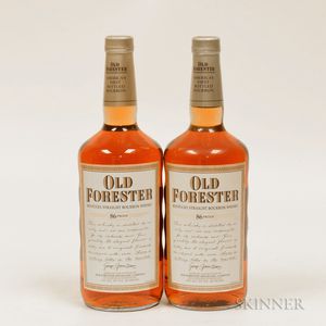 Mixed Old Forester, 2 liter bottles 1 375ml bottle