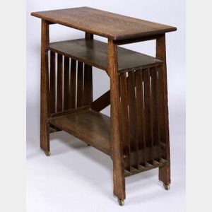 Arts & Crafts Oak Occasional Table