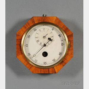 Rosewood Octagonal Wall Clock