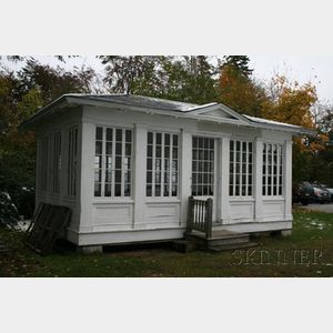 White-Painted "Summer House" Building