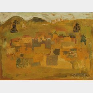 Gina Knee (American, 1898-1982) Spanish Pueblo