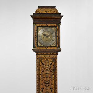 Michael Knight Thirty-day Seaweed Marquetry Longcase Clock