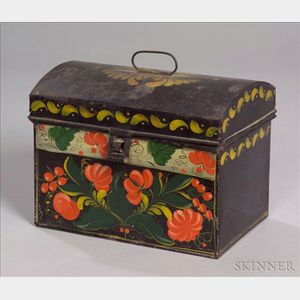 Paint-decorated Tinware Trunk