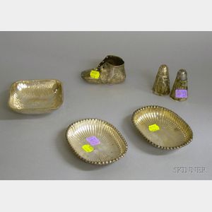 Six Sterling Silver Table Items