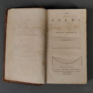 Freneau, Philip (1752-1832) The Poems of Philip Freneau Written Chiefly During the Late War