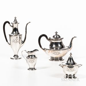 Four-piece Gorham Sterling Tea and Coffee Service