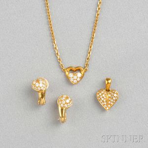 18kt Gold and Diamond Heart Suite, Cartier