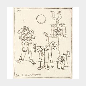 Paul Klee (Swiss, 1879-1940) Kopf Jongleure