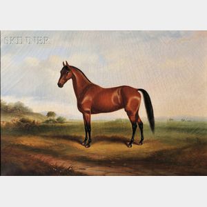 William C. Van Zandt (American, fl. 1844-after 1860) Horse Portrait