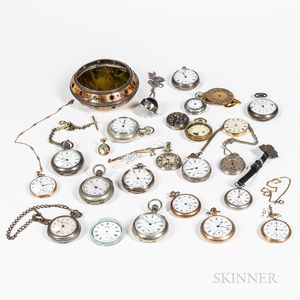 Collection of Watches and Watch Parts
