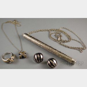 Small Group of Tiffany & Co. Sterling Silver Jewelry