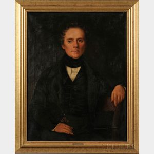 Charles Beatson (British, 19th/20th Century) Portrait of James Keighley, Copied after the Original by Mr. Scott