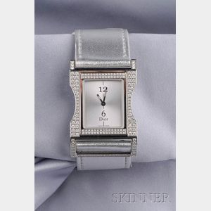 Stainless Steel and Diamond "Chris 47" Watch, Christian Dior