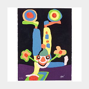 Karel Appel (Dutch/American, b. 1921) Clown