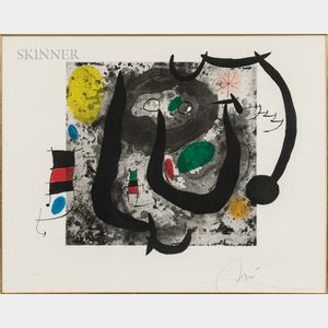 Joan Miró (Spanish, 1893-1983) Les armes du sommeil