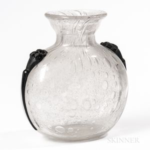 Schneider Art Deco Art Glass Vase