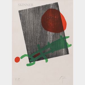 Joan Miró (Spanish, 1893-1983) Poster for A toute épreuve de Paul Eluard