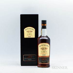 Bowmore 34 Years Old 1971, 1 70cl bottle (pc)