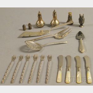 Group of Small Sterling Silver and Silver-plated Articles