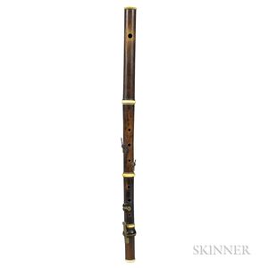 American Four-keyed Boxwood Flute, Firth, Hall & Pond, New York, c. 1840