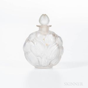 Lalique for Jaytho "Pensees D'Elle" Frosted Glass Perfume