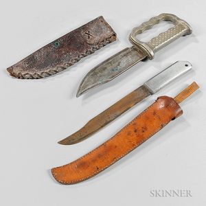 Two Marine Corps Fighting Knives
