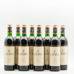 Chateau Talbot 1986, 8 bottles