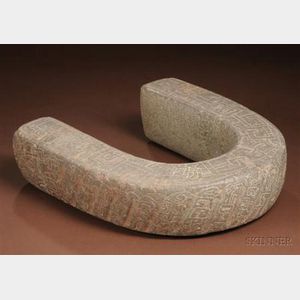 Pre-Columbian Carved Stone Yoke