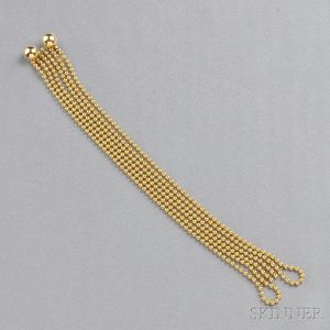 18kt Gold "Draperie" Bracelet, Cartier