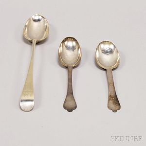 Three English Silver Spoons